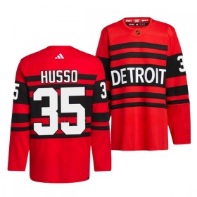 Detroit Red Wings Trikot Ville Husso 35 Adidas 2022-23 Rot Reverse Retro 2.0 Authentic - Herren